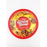 BISKUIT KUKIS GOOD TIME KALENG BESAR 270 G ASSORTED COOKIES CHOCO CHIP