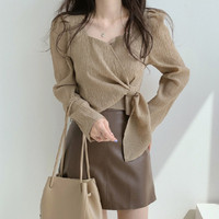 Blouse Lengan Panjang Gaya Kerja Fashion Korea