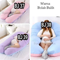 FREE TAS - Bantal Hamil Tidur Jumbo Premium Cover 2 Lapis Size 75x150