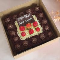 cake ulang tahun coklat