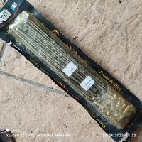 Variasi spoke ulir 10X172 crom. depan shogun . ALFALINE
