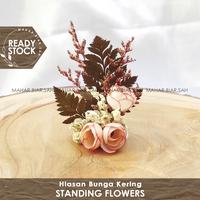 RS Standing Flowers Coral / Hiasan Bunga / Bunga Rangkai / Dekorasi