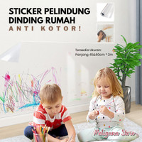 ORIGINAL Sticker Pelindung Dinding Bebas Coretan Anti Kotor Minyak