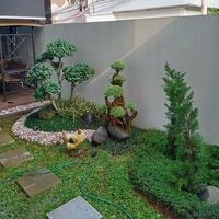 renovasi taman bonsai di bukit dago pamulang