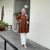 Fash - Tunik Rayon Adem Baju Muslim Wanita Modis 1058