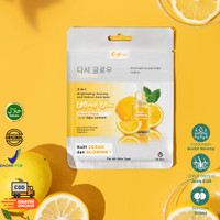Sheetmask Reglow Masker Wajah 3in1 Ultimate Glow With Juju Lemon