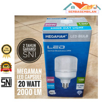 MEGAMAN LED T BULB 20W / PUTIH 6500K