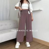 jiwoo Pants || Loose Pants Trousers Wanita |Celana Anti Kusut|Celana