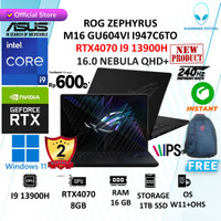 ASUS ROG ZEPHYRUS M16 GU604VI I947C6TO RTX4070 I9 13900H 16GB 1TBSSD
