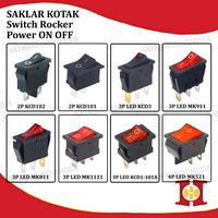 Review Saklar Power Switch Tombol ON OFF Mini Roker Rocker Besar 2 3 4 ...