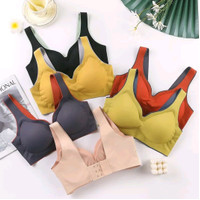 bra seamless push up kait  bahan super adem nyaman di pakai