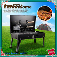Alat Panggang Arang Lipat BBQ Outdoor Grill Stove Foldable