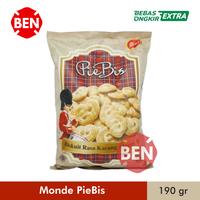 Monde PieBis 190g 190gr Biskuit Pie Bis Kacang Almond Biscuits Besar