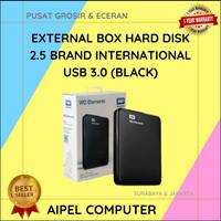 BOXW | EXTERNAL BOX HARD DISK 2.5 BRAND INTERNATIONAL USB 3.0 (BLACK)