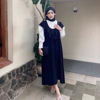 Mybamus x Rahma.nura Shira Overall Dress Allsize Black M17967 R56S6