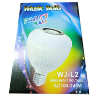 Taffled Lampu Speaker Bluetooth Rgb E27 12W Musik