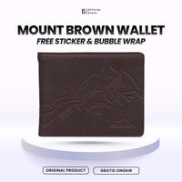 DOMPET EIGER MOUNT TRACK LANDSCAPE 1.0 WALLET - BROWN BLACK COKELAT HITAM PRIA WANITA
