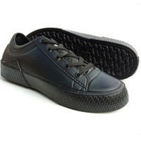 SEPATU SEKOLAH KERJA MURAH ANTI AIR FULL HITAM KOMIN SIZE 39 - 43 K 65 Karet Casual Shoes Sneakers sale