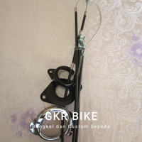 Kabel rem rotor sepeda BMX,Minibike,Seli dll set depan belakang