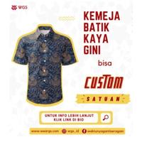 Seragam Batik Custom - Kemeja Batik Custom Printing Bahan Inma Premium