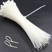 Kabel Tis Ties / Cable Tie 10cm / 15cm / 20cm / 25cm - Uk 10 cm Putih
