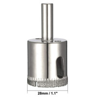 Mata Bor Pembolong KACA 28mm Marble Granite Fibreglass Ceramic Drill B