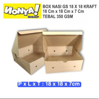 Box Nasi GS Kraft 18x18
