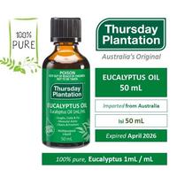 Thursday Plantation – Eucalyptus Oil 50 Ml & 100 Ml (100% Pure)