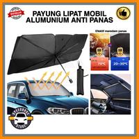 Payung Sun Shield Dashboard Mobil Pelindung Panas UV Alumunium Tebal
