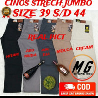CELANA PANJANG CHINOS SLIM FIT JUMBO BIG SIZE PRIA