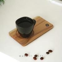 'Mandailing' Coffee Tray Kopi Kayu Jati - Malmil Craft