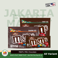 M&M's Milk Chocolate Candies Permen Coklat USA