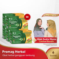 Promag Herbal Obat 5 Box - Gangguan Lambung Free Hijab Zaskia Mecca