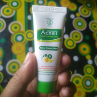 Facial Wash Acnes Creamy Wash Acne Treatment Vitamin Mentholatum 15gr