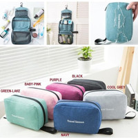 (COD) WATEROOF MULTIFUNCTION TOILETRY ORGANIZER BAG,TAS ALAT MANDI
