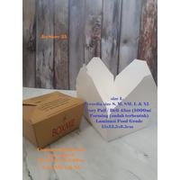 Food Pail / Deli Rice Box 45oz (1000ml) Ivory Kotak Makan Lunch Box