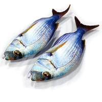 Boneka Ikan Dentex Fish Sheepshead Biru Laut untuk Penggemar Mancing
