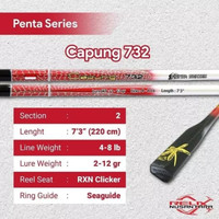 Joran Capung 732 Penta Series Relix Nusantara Joran Casting Ultralight