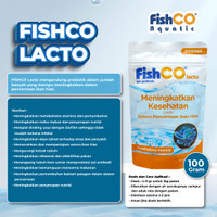 FISHCO Aquarium Probiotik Lacto Campuran Pakan - Bakteri Starter 100gr