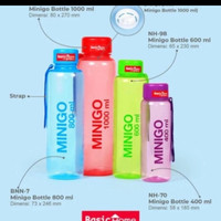 BOTOL MINUM MINIGO 400ML BASIC HOME