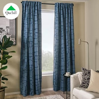 Block-out curtains Gorden Premium Berlapis Tebal 145x250 cm - Blue