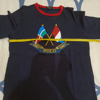 kaos anak laki pria cowok merk polo biru navy