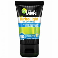 GARNIER MEN TURBO LIGHT OIL CONTROL COOLING FOAM TUB 100ML