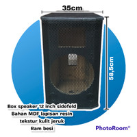 Box speaker kosong 12 inch resin