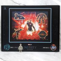 Happy Kuji MARVEL Infinity SAGA [B] Framed Pins Iron Man Set AVENGERS
