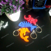 Gantungan Kunci Custom 3D Print / Keychain Articulated