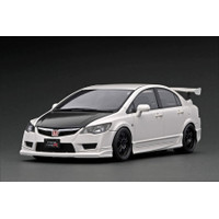 1/18 IGNITION HONDA CIVIC FD2 TYPE R WHITE w/ CARBON BONNET