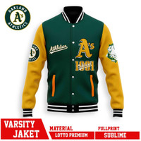 BZQ Bomber Varsity Champions Oakland Athletics Mlb / Jaket Club