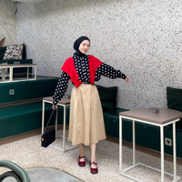 Fash - Blouse Rayon Adem Atasan modis wanita 1257