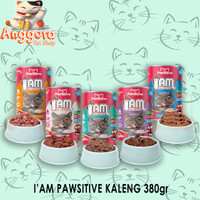 Makanan Kucing Basah IAM Pawsitive Kaleng Wet food 380gr